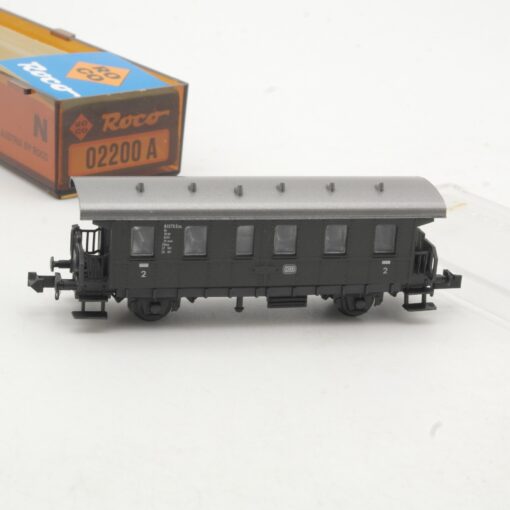 Roco N 02200 A Nebenbahn-Personenwagen 2. Klasse der DB in OVP RR480