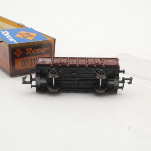 Roco N 02310 A Hochbordwagen der DB in OVP QR7908 – Bild 4