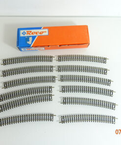 Roco N 22205 Gebogenes Gleis R6 15° 12 Stück in OVP CK2537