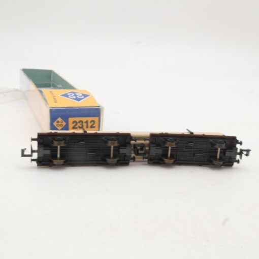 Roco N 2312 Drehschemelwagen mit Langholz in OVP RR3975 – Bild 4