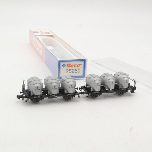 Roco N 25260 Behältertragwagen Von Haus zu Haus der DB in OVP RR510