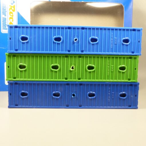 Roco Spur H0 1:87 1808 Container-Set 3er-Pack in OVP EX7070 – Bild 4
