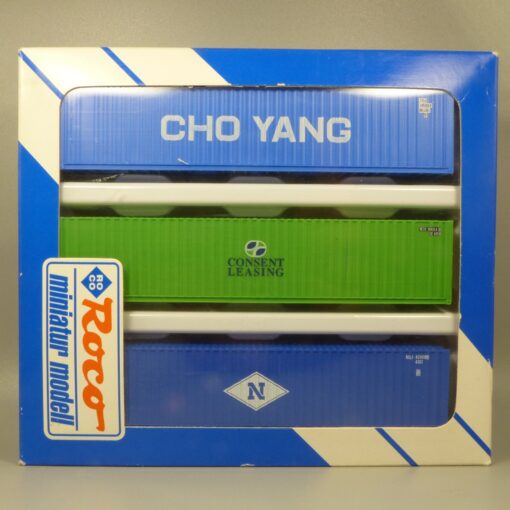 Roco Spur H0 1:87 1808 Container-Set 3er-Pack in OVP EX7070 – Bild 6