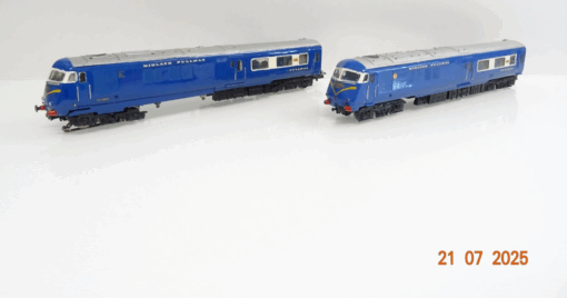 Rosebud Kitmaster H0/00 AC Dieseltriebzug 2tlg. Midland Pullman LJL1699 o.