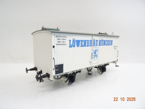 SMT Spur 0 Bierwagen Löwenbräu der K.Bay.Sts.B. Messingmodell in OVP JL3777 – Bild 4