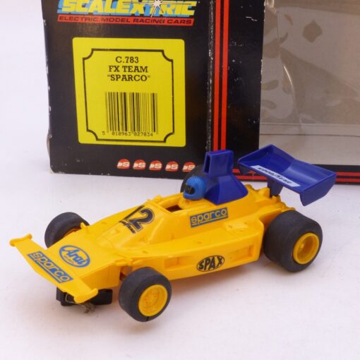 ScaleXtric Nr.: C.783 Ferrari 312T FX Team "Sparco" #12, in OVP EB9035