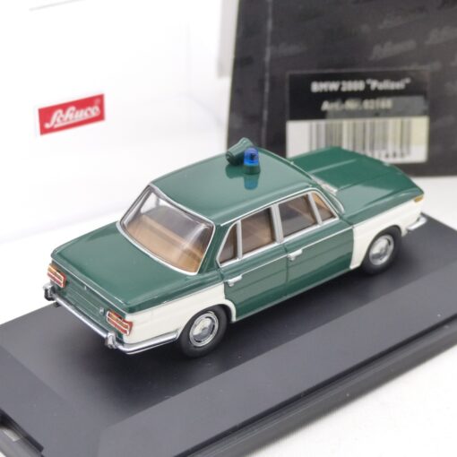 Schuco 1:43 02168 BMW 2000 Limousine Polizei in OVP EX6580 – Bild 3