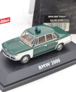 Schuco 1:43 02168 BMW 2000 Limousine Polizei in OVP EX6580
