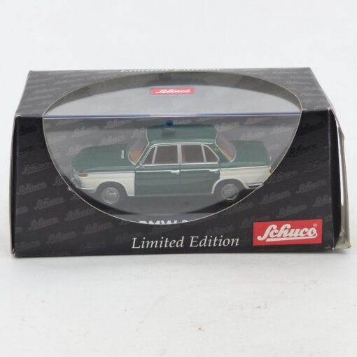 Schuco 1:43 02168 BMW 2000 Limousine Polizei in OVP EX6580 – Bild 4