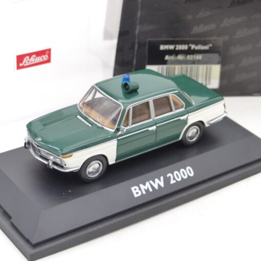 Schuco 1:43 02168 BMW 2000 Limousine Polizei in OVP EX6580