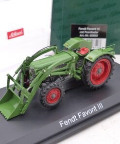 Schuco 1:43 02852 Fendt Favorit III Traktor mit Frontlader in OVP EX6554