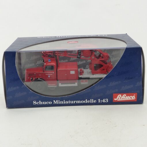 Schuco 1:43 03101 Mercedes Benz L6600 Feuerwehr mit Kran in OVP EX6540 – Bild 4