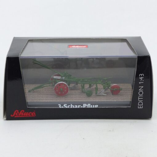 Schuco 1:43 03313 3-Schar-Pflug Anhänger in OVP EX6562 – Bild 4