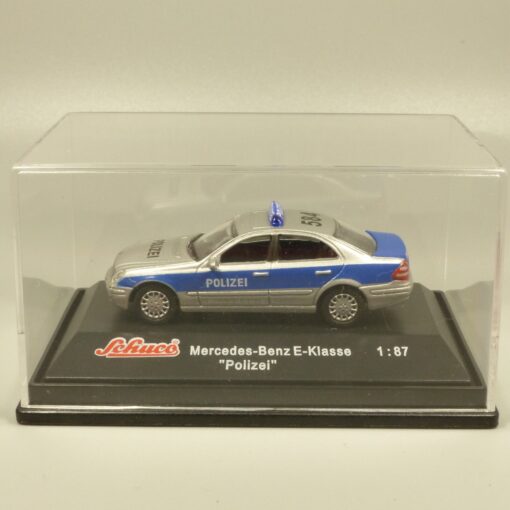 Schuco 1:87 21910 Mercedes Benz E-Klasse Polizei in PC-Box EX5995