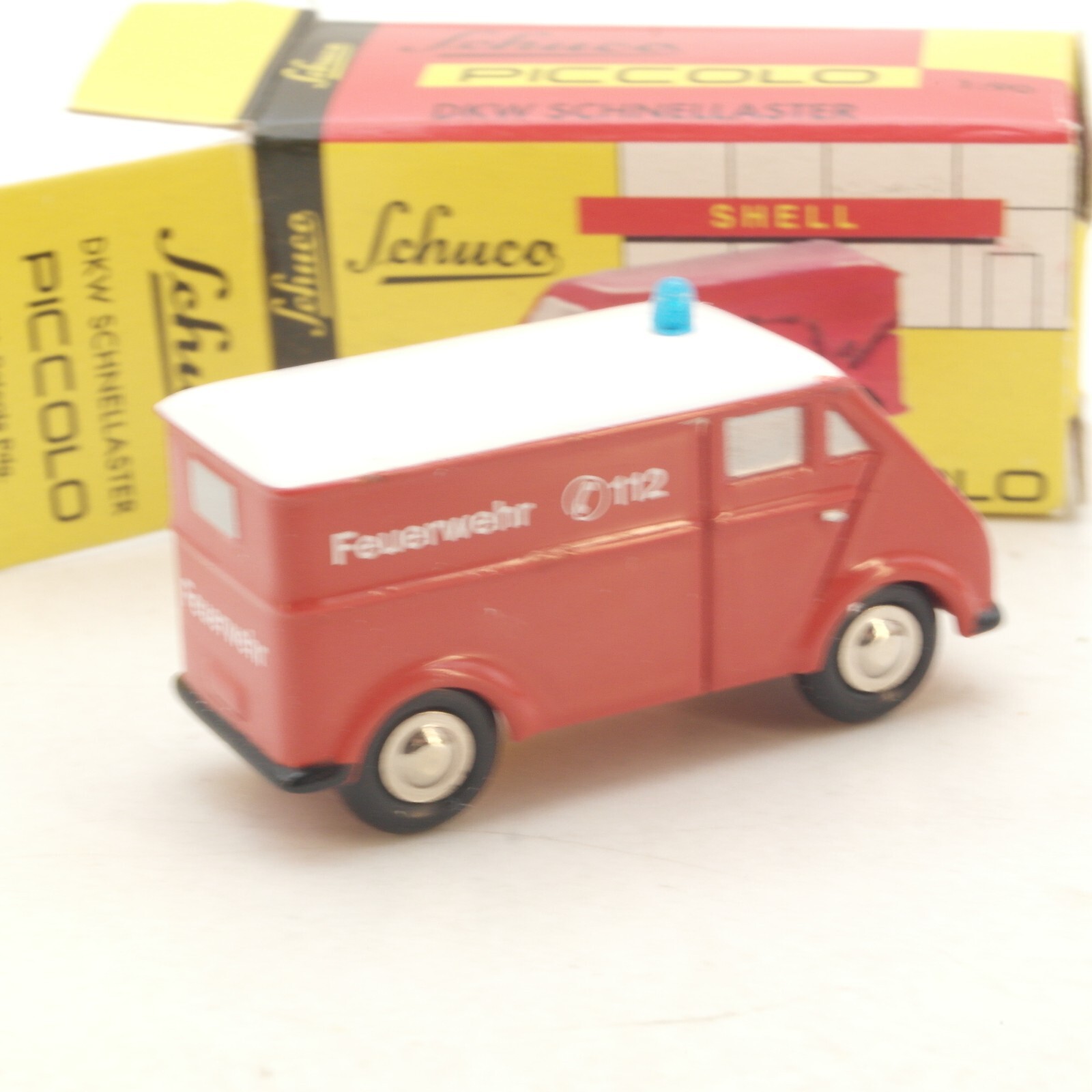 Schuco Piccolo 1:90 DKW Schnellaster Feuerwehr in OVP RG7893 – Bild 3