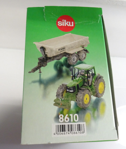 Siku Farmer 1:32  8610 John Deere mit Halfpipe-Muldenkipper in OVP AR7941 – Bild 5