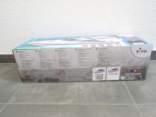 Siva Toys Nr.: 30045 Atlantikboot 3837 2.4 Ghz RTR weiß/blau, in OVP EX2635 – Bild 3
