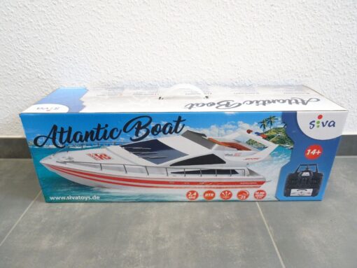 Siva Toys Nr.: 30045 Atlantikboot 3837 2.4 Ghz RTR weiß/blau, in OVP EX2635