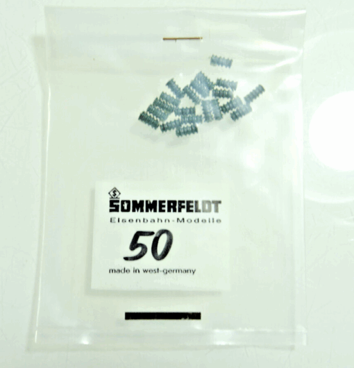 Sommerfeldt H0 50 Rillen-Isolator siehe Foto in OVP CK178