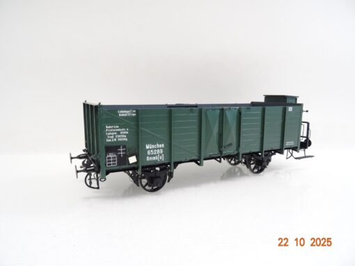 Spur 0 offener Güterwagen 0mmk(u) 65289 München BrHs Metallmodell in EVP JL3780 – Bild 5
