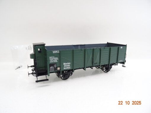 Spur 0 offener Güterwagen 0mmk(u) 65289 München BrHs Metallmodell in EVP JL3780