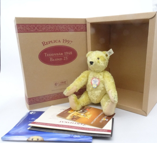 Steiff 408328 Teddy Bear 1948 Replica 25cm limitierte Auflage in OVP OR8130