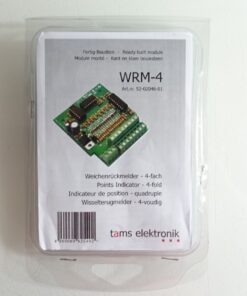 TAMS Elektronik 52 02046 01 WRM 4 Weichenrückmelder siehe Foto in OVP CK8334