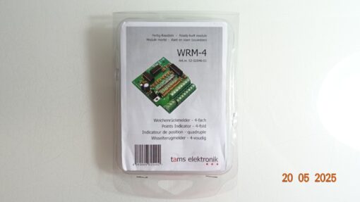 TAMS Elektronik 52 02046 01 WRM 4 Weichenrückmelder siehe Foto in OVP CK8334