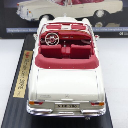 Tchibo / Maisto 1:18 36873 Mercedes Benz 280 SE weiß Baujahr 1966 in OVP EX5725 – Bild 5