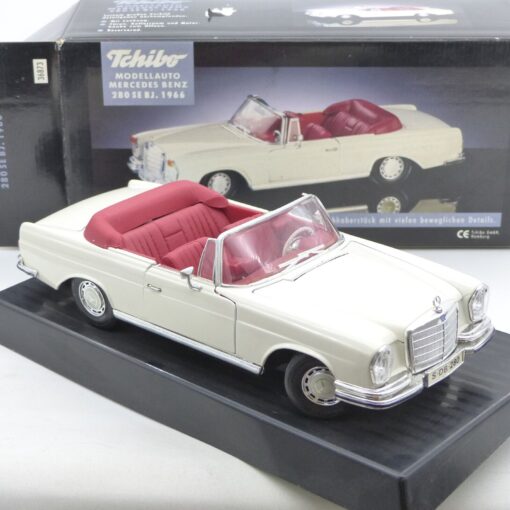 Tchibo / Maisto 1:18 36873 Mercedes Benz 280 SE weiß Baujahr 1966 in OVP EX5725 – Bild 7