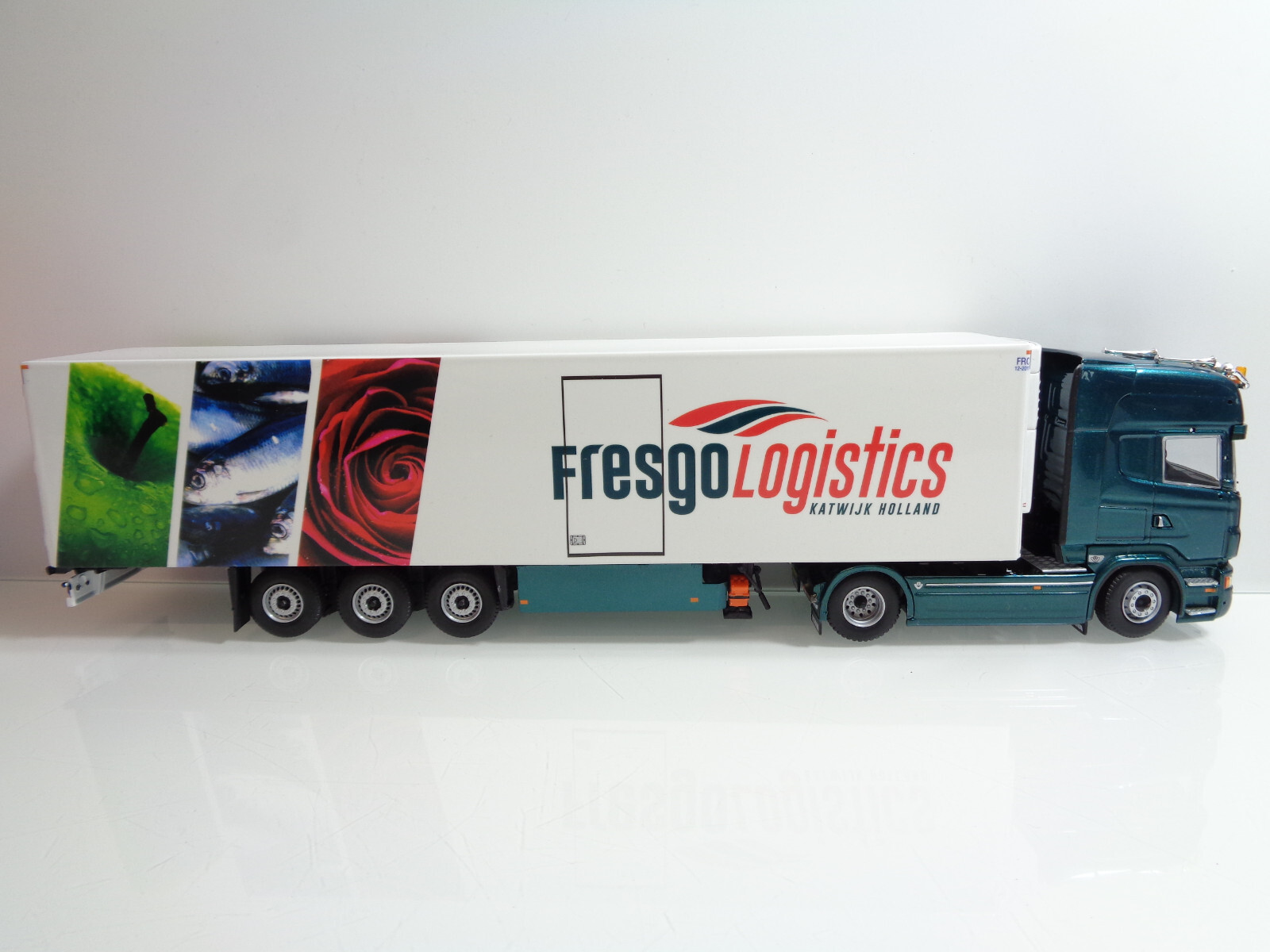 Tekno 1:50 65609 LKW Scania R Topline Fresgo Logistics in OVP JD3773 – Bild 3
