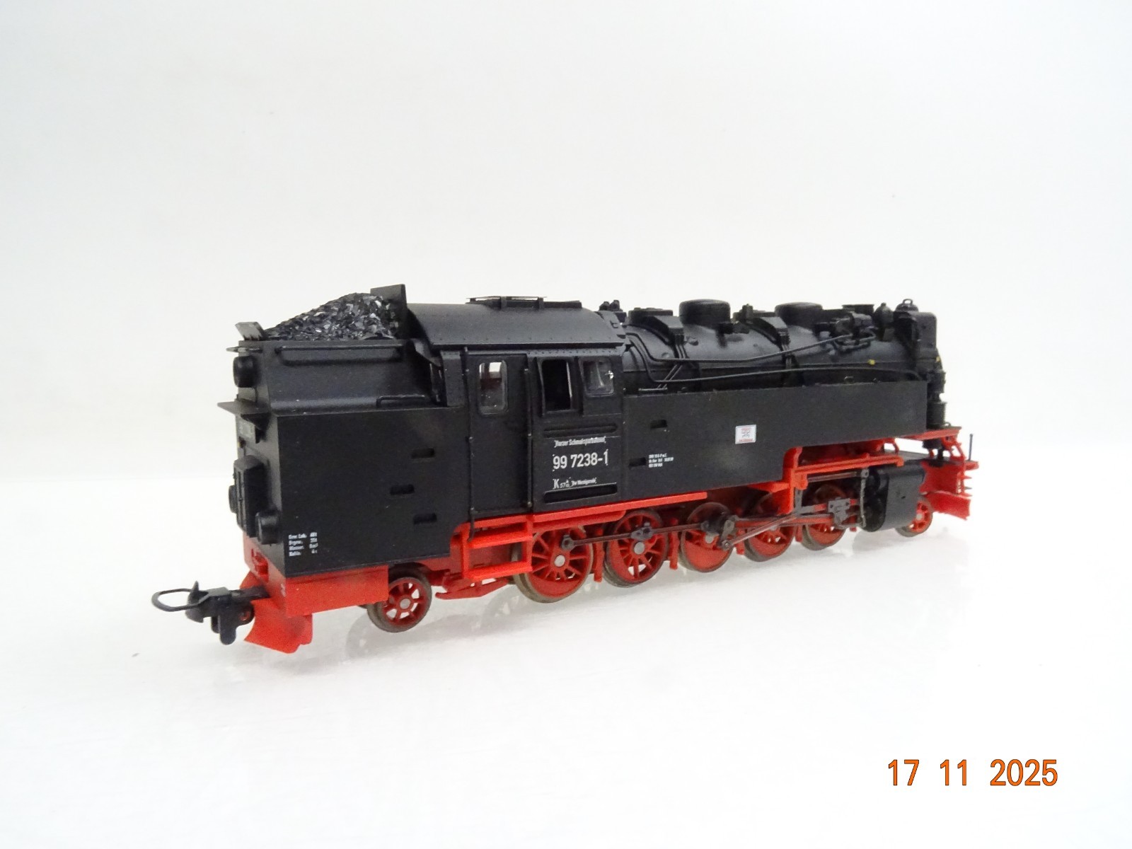 Tillig H0m 02926 Dampflok BR 99 7238-1 der HSB in OVP JL4521 – Bild 4