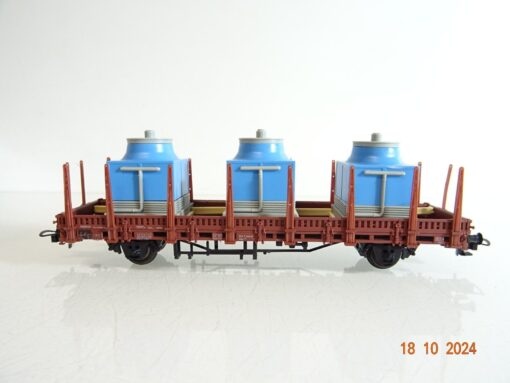 Trix H0 2056 Rungenwagen mit Ladung der DB Umbau Intern. in OVP PR3340 – Bild 4