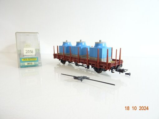 Trix H0 2056 Rungenwagen mit Ladung der DB Umbau Intern. in OVP PR3340