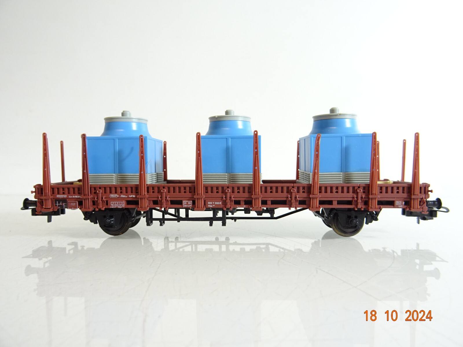 Trix H0 2056 Rungenwagen mit Ladung der DB Umbau Intern. in OVP PR3341 – Bild 3