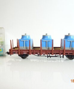 Trix H0 2056 Rungenwagen mit Ladung der DB Umbau Intern. in OVP PR3341