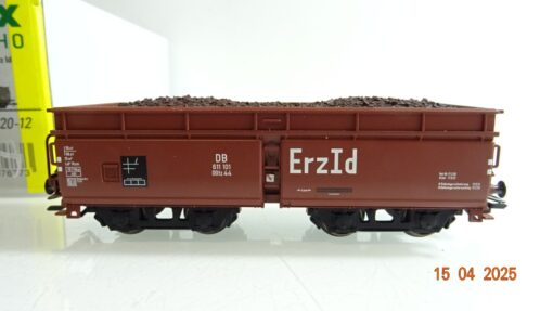Trix H0 24120-12 Selbstentladewagen Erz Id der DB in OVP PR7109 – Bild 3