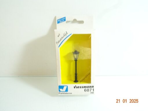 Viessmann H0 6071 Parklaterne schwarz mit klarem Schirm LED in OVP CK5437