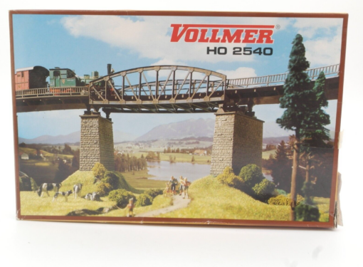 Vollmer H0 2540 Bausatz Bogenbrücke gebogen neuwertig in OVP QR4180