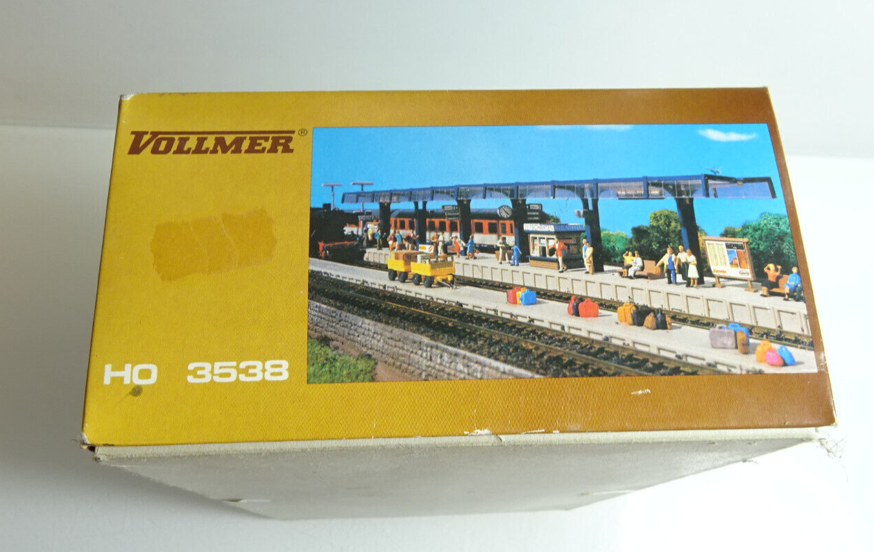 Vollmer H0 3537 Bausatz Bahnsteig 6-teilig neuwertig in OVP AR8051 – Bild 3