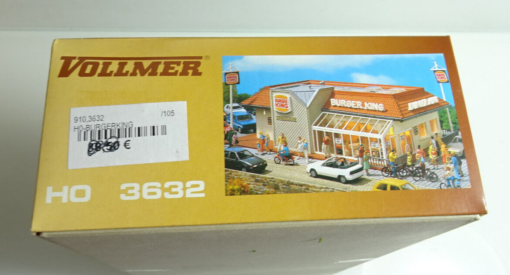 Vollmer H0 3632 Bausatz Burger King Restaurant neuwertig in OVP AR8052 – Bild 3