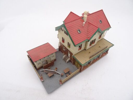 Vollmer H0 Biergarten Gasthaus zur Eisenbahn aus Rückbau, siehe Bilder QR9894 o. – Bild 6