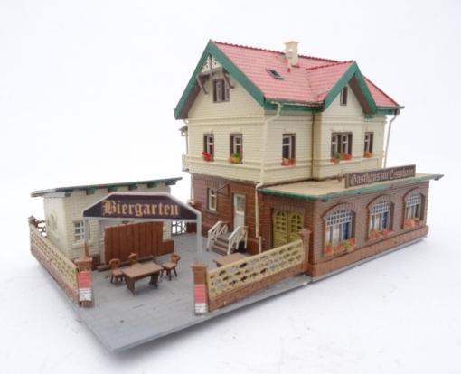 Vollmer H0 Biergarten Gasthaus zur Eisenbahn aus Rückbau, siehe Bilder QR9894 o.