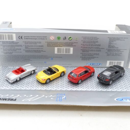 Welly 1:87 310042 Set mit 4 PKW-Modellen in OVP EX6680 – Bild 3