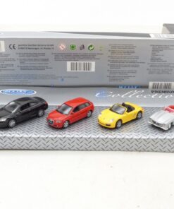Welly 1:87 310042 Set mit 4 PKW-Modellen in OVP EX6680
