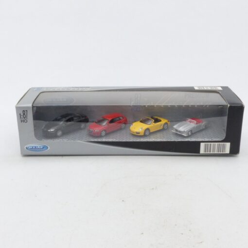 Welly 1:87 310042 Set mit 4 PKW-Modellen in OVP EX6680 – Bild 4