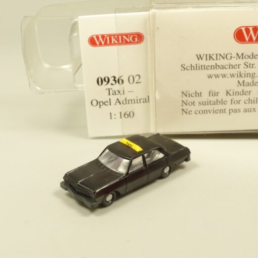 Wiking 1:160 N 093602 Opel Admiral Limousine Taxi in OVP EX6232