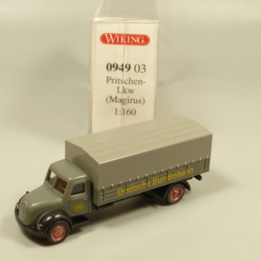 Wiking 1:160 N 094903 Magirus Pritschen-LKW Deutsche Bundesbahn in OVP EX6213