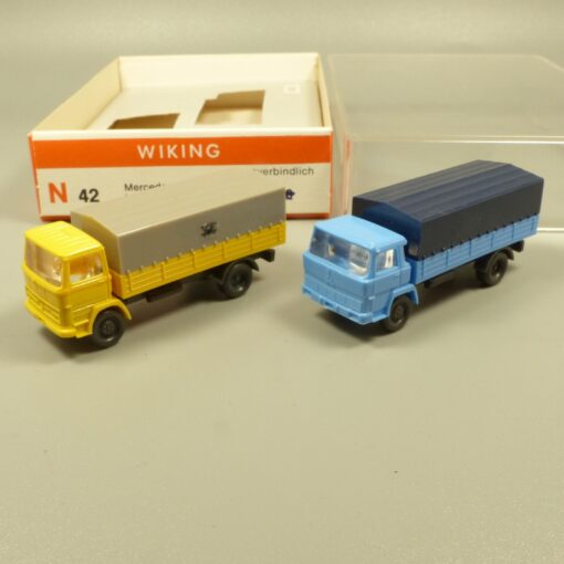 Wiking 1:160 N 42 Mercedes 1317 + Magirus 100 D7 Pritschen LKW in OVP EX6134 – Bild 3