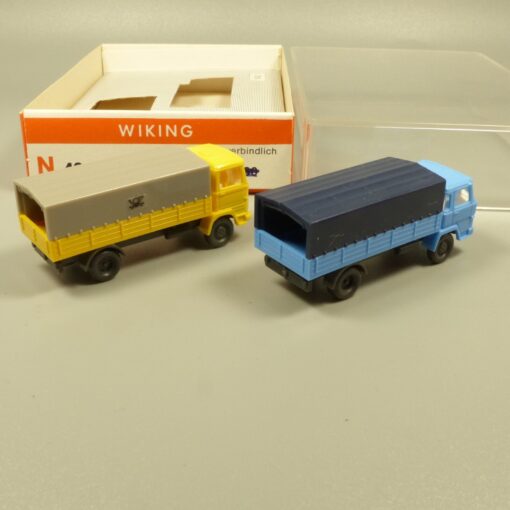 Wiking 1:160 N 42 Mercedes 1317 + Magirus 100 D7 Pritschen LKW in OVP EX6134 – Bild 4